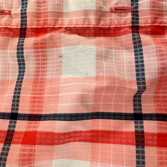 Columbia Pink and Black Plaid Button-Down Shirt - Picture 4 of 5